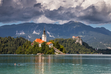 Wall Mural - Lake Bled in Slovenia