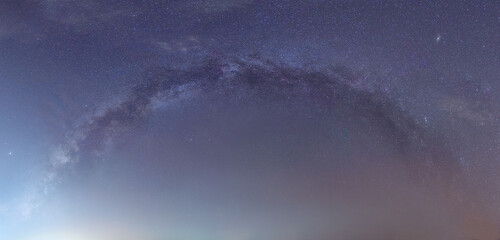 Wall Mural - milky way galaxy, lampang thailand, universe galaxy milky way time lapse, dark milky way, galaxy vie