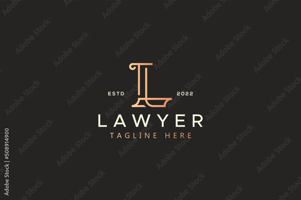 Premium Monogram Letter L Logo Stock Vector | Adobe Stock