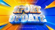 © Niestart Creation - Sport update 3d editable text effect, suitable for sport themes.