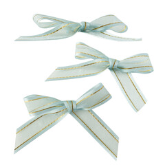 Wall Mural - Realistic ribbon isolated on white background with clipping path.