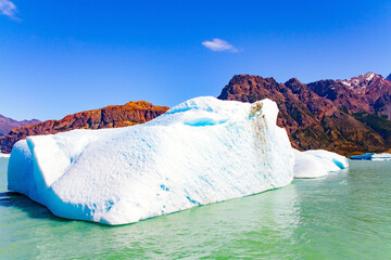 Wall Mural - Huge chunks of ice - icebergs