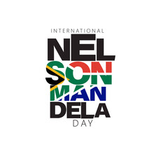 Nelson Mandela International Day Concept Art Showing Strength, Unity And Power