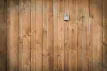 Old Wooden Texture Board With Nails. Wooden Board For Text.