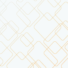 Wall Mural - geometric vector pattern, repeating thin linear rounded rectangle shape. clean design for fabric wal