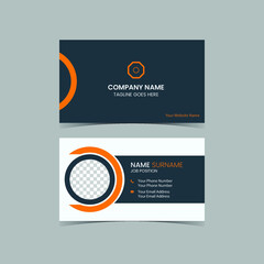 simple corporate or business card design template