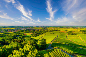 Blick auf Heilbronn 