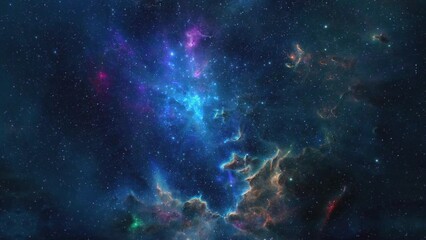 Wall Mural - Fly through galaxies to the far reaches of the universe.