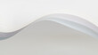 © RocknRoller Studios - White and Grey 3D Waves ripple to make a Multicolored abstract wallpaper. 3D Render with copy-space.