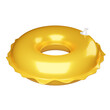 Yellow safety inflatable rubber ring
