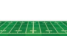 American Football Field. Vector Illustration 