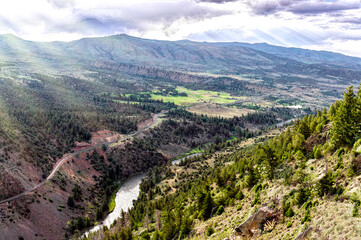 Poster - Panorama of the Rocky Mountain Range in Colorado