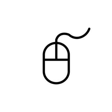 mouse icon flat style trendy stylist simple