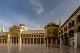 Fototapeta Paryż - Umayyad Mosque, the Great Mosque of Damascus, in the old city of Damascus, the capital of Syria. One of the oldest and holiest.
