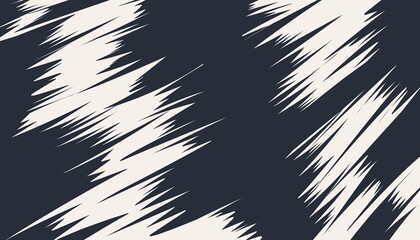 Poster - Hand drawn contemporary abstract tiger striped print. Modern fashionable template for design
