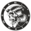 Vector Grim Reaper Tattoo design