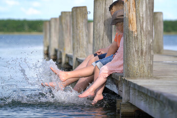 Erfrischung im See