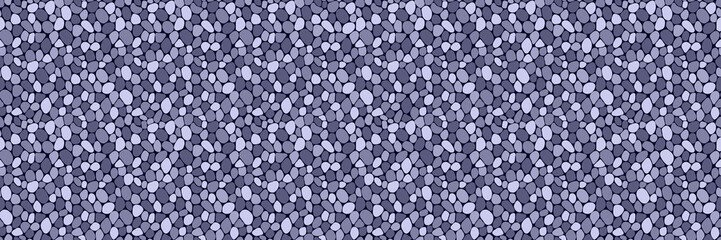 Fototapete - Pebble seamless pattern vector illustration. Cute summer repeated background. Paving, shingle beaches template wallpaper for interior designs, beauty, wrapping paper. Doodle sea stones backdrop.