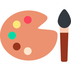 Wall Mural - 41 - Paint Palette Icon