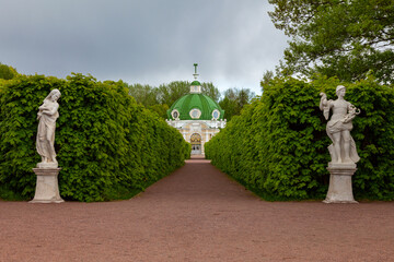 Wall Mural - Scenic view of the Grotto pavilion in the Kuskovo estate, Moscow