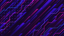 High Speed. Hi-tech. Abstract Technology Background. Vector Illustration