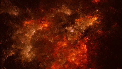 Wall Mural - Magma Nebula - Science Fiction background - Gaming, scif-fi and space-related productions