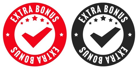 Sticker - Extra bonus sale sticker set promoting gift