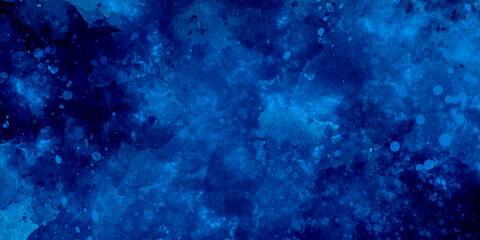 artistic hand painted multi layered dark blue background. dark blue nebula sparkle purple star unive