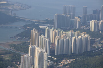 Tung Chung New town in Hong Kong, one of new town development in city planning