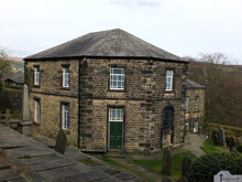 The Historic 18th Century Octagonal Methodist Chapel In Heptonstall West Yorkshire