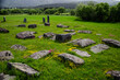 © FarukPhotography - The old medieval necropolis called Stecci in Central Bosnia. Medieval tombstone called Stecak near the town of Novi Travnik. Necropolis called Maculje in the heart of Bosnia and Herzegovina.