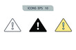 hazards  icons  symbol vector elements for infographic web