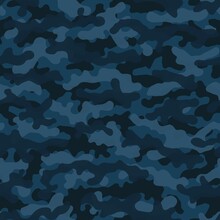 Camouflage Pattern Background. Classic Clothing Style Masking Camo Repeat Print