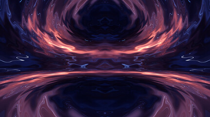 Wall Mural - abstract neon background. liquid waves of neon paint. night disco neon, music, movement. abstract wa