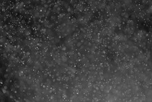 Dark Grey Glitter Bokeh Gradient Background.
