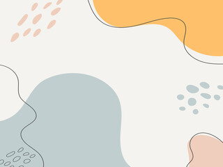 Wall Mural - Abstract creative backgrounds in minimal trendy style with copy space for text.