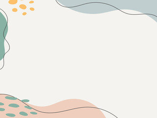 Wall Mural - Abstract creative backgrounds in minimal trendy style with copy space for text.