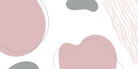 Wall Mural - Abstract creative backgrounds in minimal trendy style with copy space for text.
