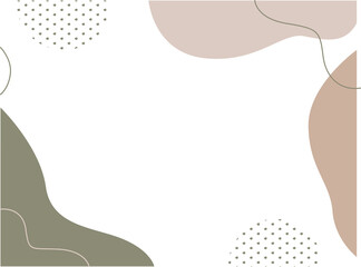Wall Mural - Abstract creative backgrounds in minimal trendy style with copy space for text.