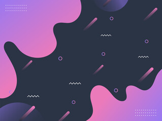 Wall Mural - abstract background with dynamic effect. motion vector illustration. trendy gradients and geometric 