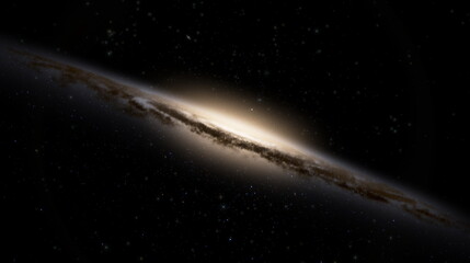 Wall Mural - milky way galaxy in space. billions of stars and planets in the universe. cosmic nebula and gas clus