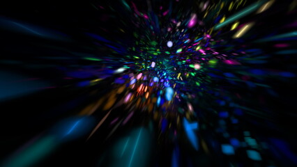 Aufkleber - big data transmission cloud computing, digital information database. high-speed mathematical calcula