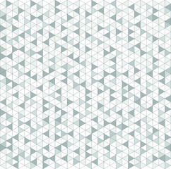 Poster - Abstract geometric background. Triangular wallpaper vector design. Minimalist empty triangles pattern halftone monochrome cover. Modern digital graphic background