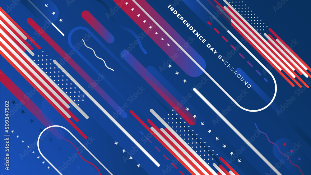 usa independence day background design template Stock Vector | Adobe Stock