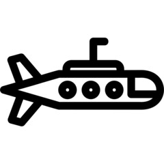 Sticker - Submarine Icon