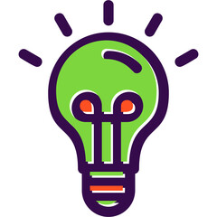 Sticker - Light Bulb Icon