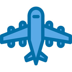 Canvas Print - Airplane Icon