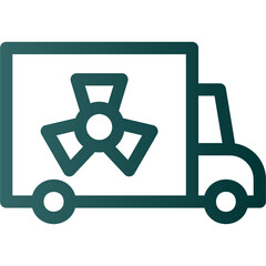 Sticker - Nuclaer Truck Icon