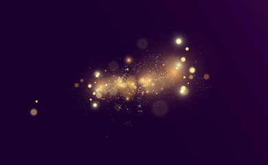 	
Brilliant gold dust vector shine. Glittering shiny ornaments for background. Vector illustration.	