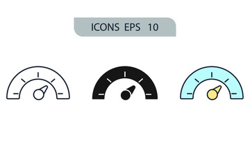 indicatort icons  symbol vector elements for infographic web